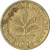 Reverse 10 Pfennig 1994 D