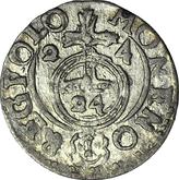 Obverse Pultorak 1624 Bydgoszcz Mint