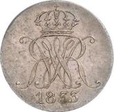 Obverse Pfennig 1833 B