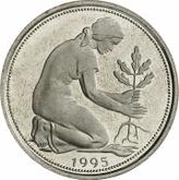 Reverse 50 Pfennig 1995 F