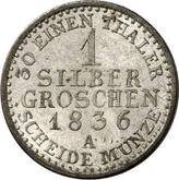 Reverse Silber Groschen 1836 A