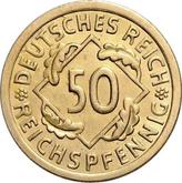 Obverse 50 Reichspfennig 1925 E