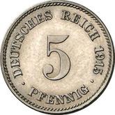 Obverse 5 Pfennig 1915 J