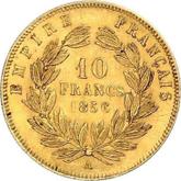 Reverse 10 Francs 1856 A