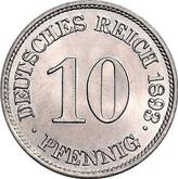 Obverse 10 Pfennig 1893 E