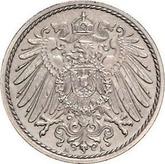 Reverse 5 Pfennig 1900 A