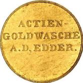 Obverse 1/2 Ducat no date (1835) To the shareholders of a gold mining company