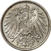Reverse 10 Pfennig 1900 E