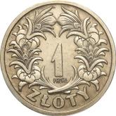 Reverse 1 Zloty 1929 Pattern