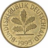 Reverse 5 Pfennig 1995 A