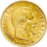 Obverse 10 Francs 1860 BB