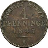 Reverse 4 Pfennig 1847 A