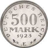 Reverse 500 Mark 1923 E