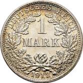 Obverse 1 Mark 1912 F