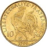 Reverse 10 Francs 1900