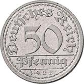 Obverse 50 Pfennig 1922 A