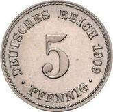 Obverse 5 Pfennig 1900 A