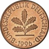 Reverse 2 Pfennig 1996 A