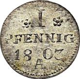 Reverse 1 Pfennig 1803 A