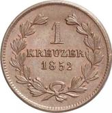 Reverse Kreuzer 1852