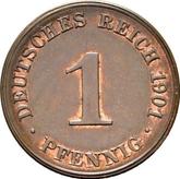 Obverse 1 Pfennig 1901 A