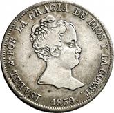 Obverse 4 Reales 1839 B PS