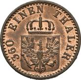 Obverse 1 Pfennig 1866 A