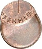 Obverse 1 Pfennig 1948-1949 Bank deutscher Länder