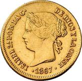 Obverse 1 Peso 1867