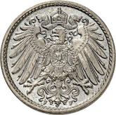 Reverse 5 Pfennig 1898 F