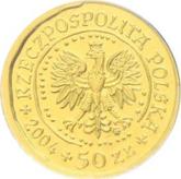 Obverse 50 Zlotych 2004 MW NR White-tailed eagle