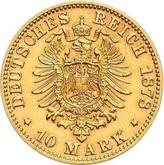 Reverse 10 Mark 1878 B Prussia