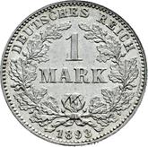 Obverse 1 Mark 1893 J