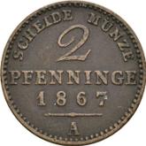 Reverse 2 Pfennig 1867 A
