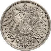 Reverse 10 Pfennig 1901 F