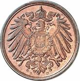 Reverse 1 Pfennig 1895 D