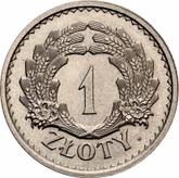 Reverse 1 Zloty 1928 Pattern