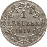 Reverse Kreuzer 1849