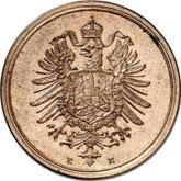 Reverse 1 Pfennig 1889 E
