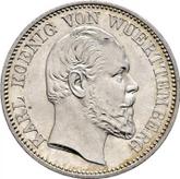 Obverse 1/2 Gulden 1866