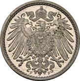 Reverse 5 Pfennig 1901 F