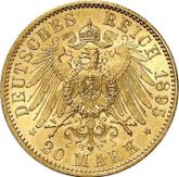 Reverse 20 Mark 1895 A Prussia