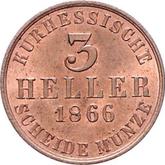 Reverse 3 Heller 1866