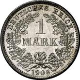Obverse 1 Mark 1908 D