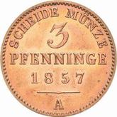 Reverse 3 Pfennig 1857 A