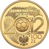 Obverse 100 Zlotych 2012 MW UEFA European Football Championship