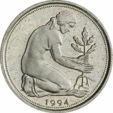 Reverse 50 Pfennig 1994 A