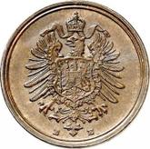 Reverse 1 Pfennig 1885 E
