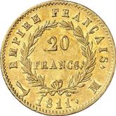 Reverse 20 Francs 1811 M