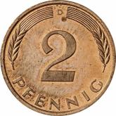 Obverse 2 Pfennig 1995 D